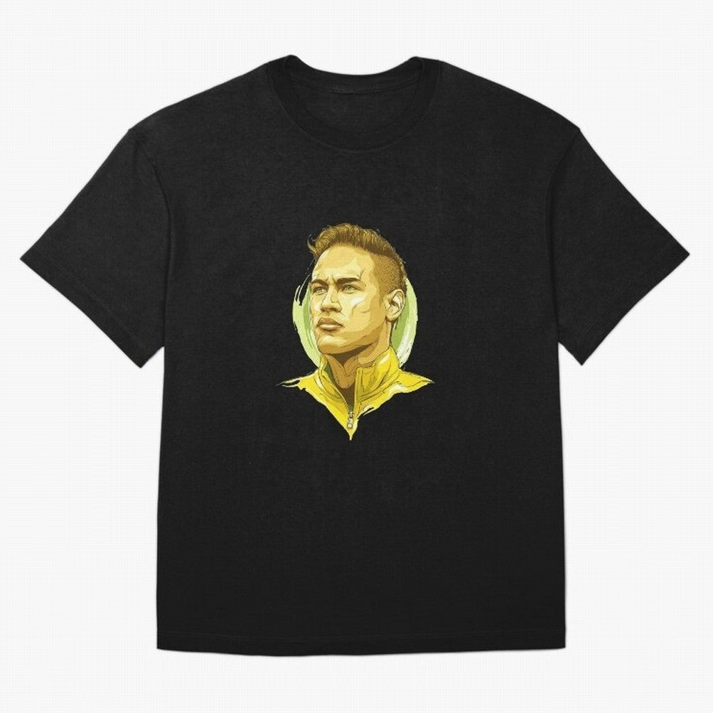 Neymar Junior Sticker Premium T-Shirt Celebrate Classic Football Spirit in Global Football Passion for FIFA World Cup 2026 USA Canada Mexico, Centered on Messi, Neymar and Mbappe, Portugal, Spain and Germany, Championship Spirit, Famous Goals,