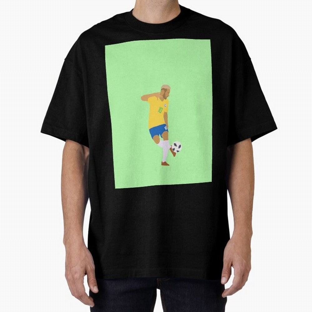 Neymar Brazil Football Control Skills Graphic T-Shirt Build Global Football Passion for FIFA World Cup 2026 Group Stage, with Messi, Neymar and Mbappe, France and Portugal, Football History, Final Match Energy, Crowd Noise and Once in a Lifetime