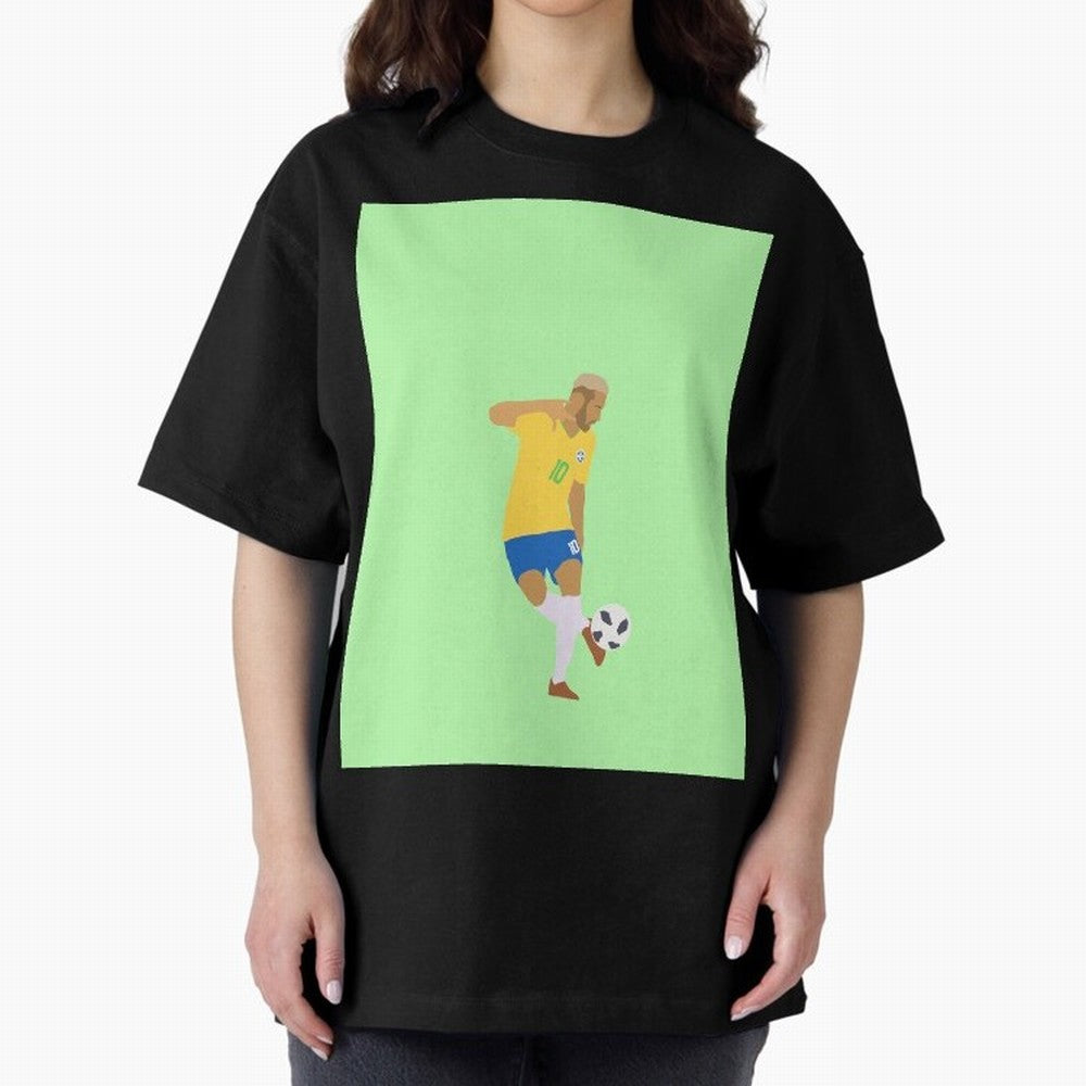 Neymar Brazil Football Control Skills Graphic T-Shirt Build Global Football Passion for FIFA World Cup 2026 Group Stage, with Messi, Neymar and Mbappe, France and Portugal, Football History, Final Match Energy, Crowd Noise and Once in a Lifetime
