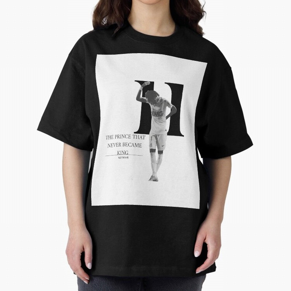 The Prince that never became king- neymar jr quote Graphic T-Shirt Back the Journey through Global Football Passion for FIFA World Cup 2026 Group Stage, Centered on CR7, Argentina, France and Brazil, Goal Celebration Energy, Supporter Heritage,