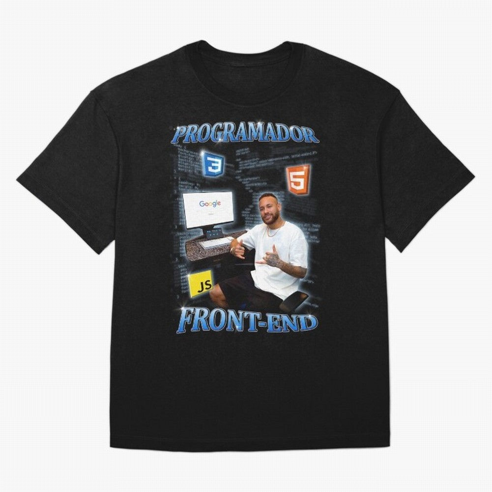 Programador front-end Neymar - Spanish Classic T-Shirt Bring Stadium Energy to the FIFA World Cup 2026 Journey through CR7 and Messi Highlights, England, France and Netherlands Pride, Supporter Pride, Iconic Celebrations, Legendary Names and Global