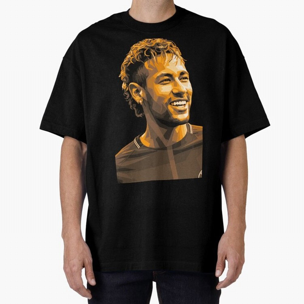 Neymar Oversized T-Shirt Celebrate Classic Football Spirit in FIFA World Cup 2026 USA Canada Mexico Spirit, with Spain and Netherlands, Messi and Cristiano Ronaldo, Supporter Pride, Iconic Celebrations, Legendary Names and Global Match Day Energy;
