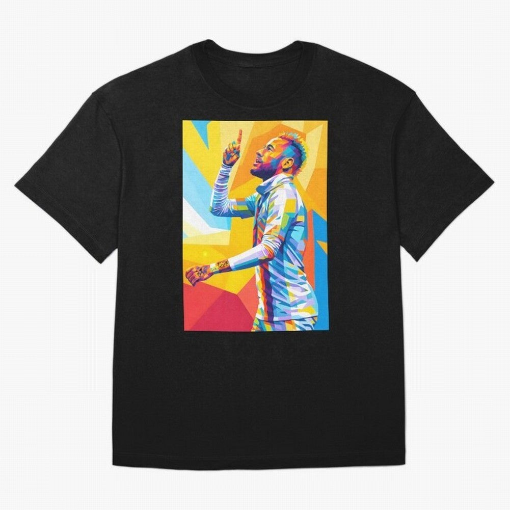 Neymar Pop Art Oversized T-Shirt Wear the Spirit of FIFA World Cup 2026 Highlighting CR7, England and Germany Energy, Global Supporter Spirit, Legendary Goals, National Colors and Tournament Celebration; Made for Collectors Who Enjoy Iconic