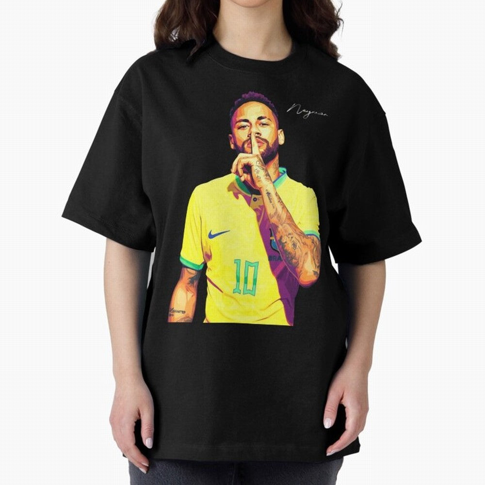 Neymar - vector Classic T-Shirt Enjoy FIFA World Cup 2026 Group Stage Spirit, Highlighting England, France and Netherlands, Neymar, Haaland and Cristiano Ronaldo, Football History, Final Match Energy, Crowd Noise and Once in a Lifetime Moments;