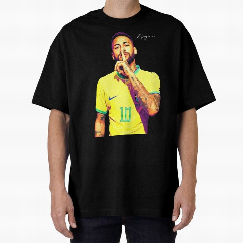 Neymar - vector Classic T-Shirt Enjoy FIFA World Cup 2026 Group Stage Spirit, Highlighting England, France and Netherlands, Neymar, Haaland and Cristiano Ronaldo, Football History, Final Match Energy, Crowd Noise and Once in a Lifetime Moments;