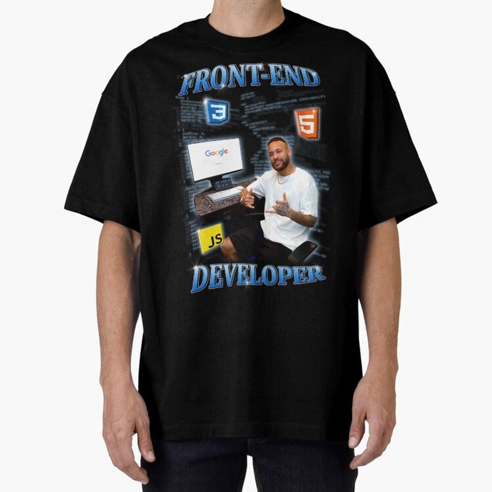 Front-end Developer Neymar - English Classic T-Shirt Wear the Spirit of FIFA World Cup 2026 Spirit, Highlighting England and Germany, CR7, Supporter Pride, Iconic Celebrations, Legendary Names and Global Match Day Energy; Ideal for Football Dads,