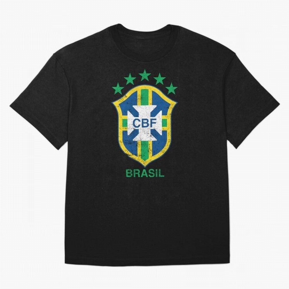 Brasil Soccer Flag Team Brazil Support Gift Classic T-Shirt Bring International Match Energy to FIFA World Cup 2026 for Fans of CR7 and Argentina, Bringing Vintage Soccer Flavor, Modern Football Stars, National Flags and Final Night Emotion;
