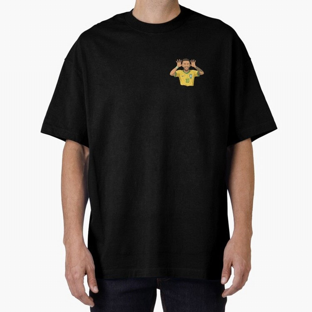 Neymar Brazil ¨C Tongue-Out Celebration | Yellow Kit #10 | Ghibli Style Classic T-Shirt Refresh Global Football Passion for FIFA World Cup 2026 USA Canada Mexico, with Cristiano Ronaldo, Haaland and CR7, Portugal, Worldwide Fan Energy, Dramatic