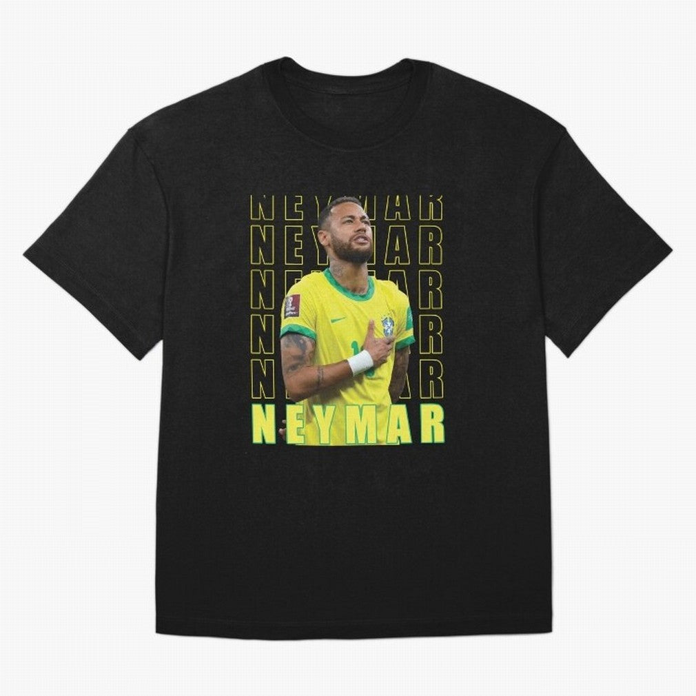 Neymar Brazil Design Oversized T-Shirt Carry National Pride through Match Day Hype around FIFA World Cup 2026 Group Stage, Cristiano Ronaldo, Haaland and CR7, France, Match Day Excitement, Supporter Culture, Golden Goals and Global Football