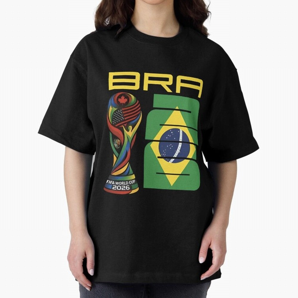 Brazil Soccer World Cup 2026 Fan Art - Selecao 2026 Essential T-Shirt Fuel the Hype around FIFA World Cup 2026 Filled with Messi, CR7 and Mbappe, England Energy, Fan Favorite Moments, National Team Passion, Big Match Drama and Soccer History;