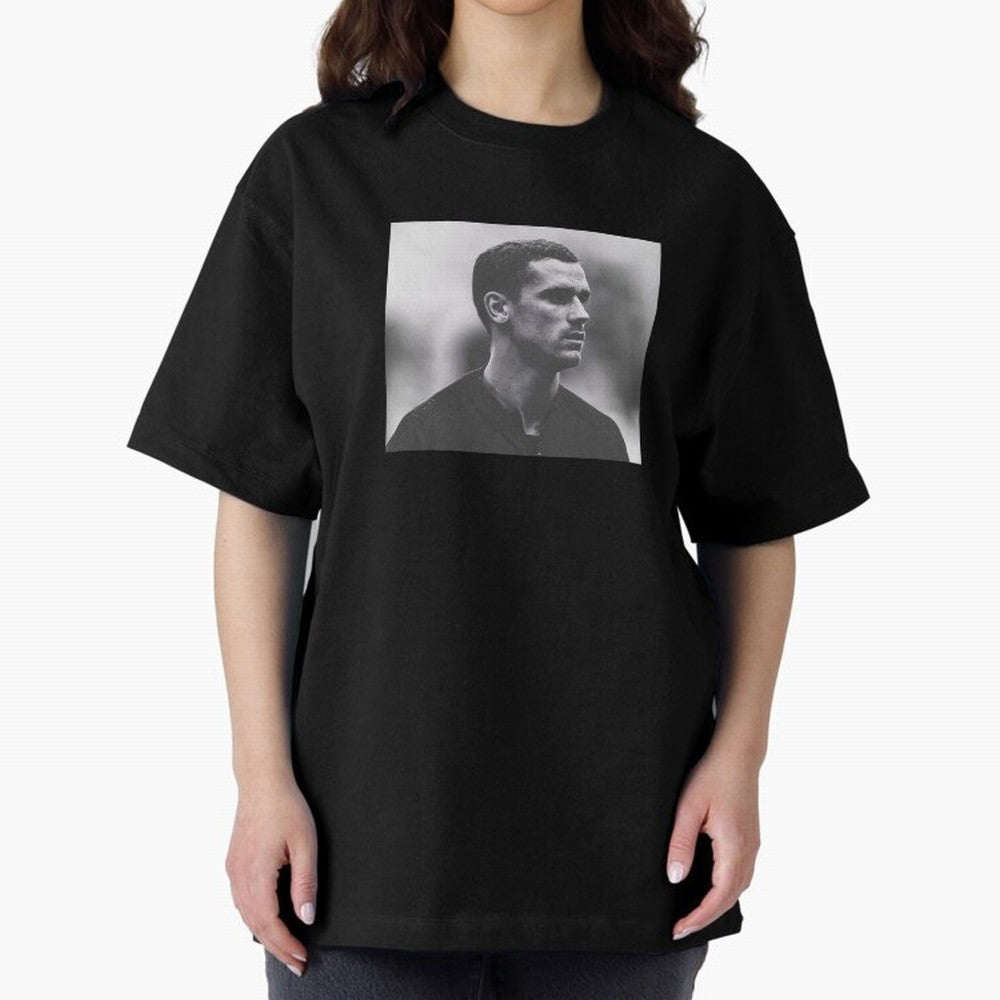 Antoine Griezmann Oversized T-Shirt Keep the Match Day Mood of Match Day Hype around FIFA World Cup 2026 Group Stage, Messi and Cristiano Ronaldo, Brazil, Goal Celebration Energy, Supporter Heritage, Football Icons and Worldwide Tournament Joy;