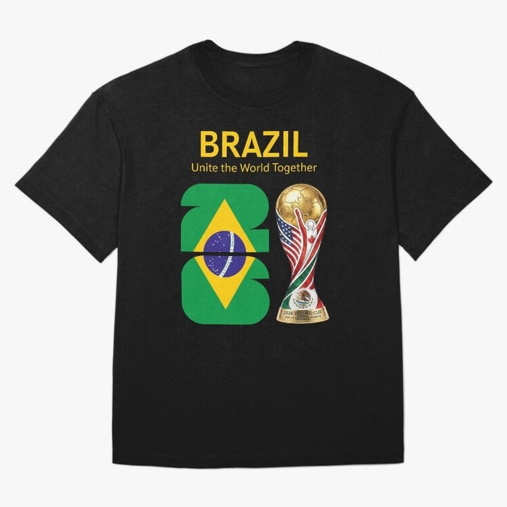 World Cup 2026, IMG 017, BRAZIL 001 Classic T-Shirt Keep the Legacy of FIFA World Cup 2026 Highlighting Mbappe and Neymar, Germany Energy, Football History, Final Match Energy, Crowd Noise and Once in a Lifetime Moments; Built for Supporters