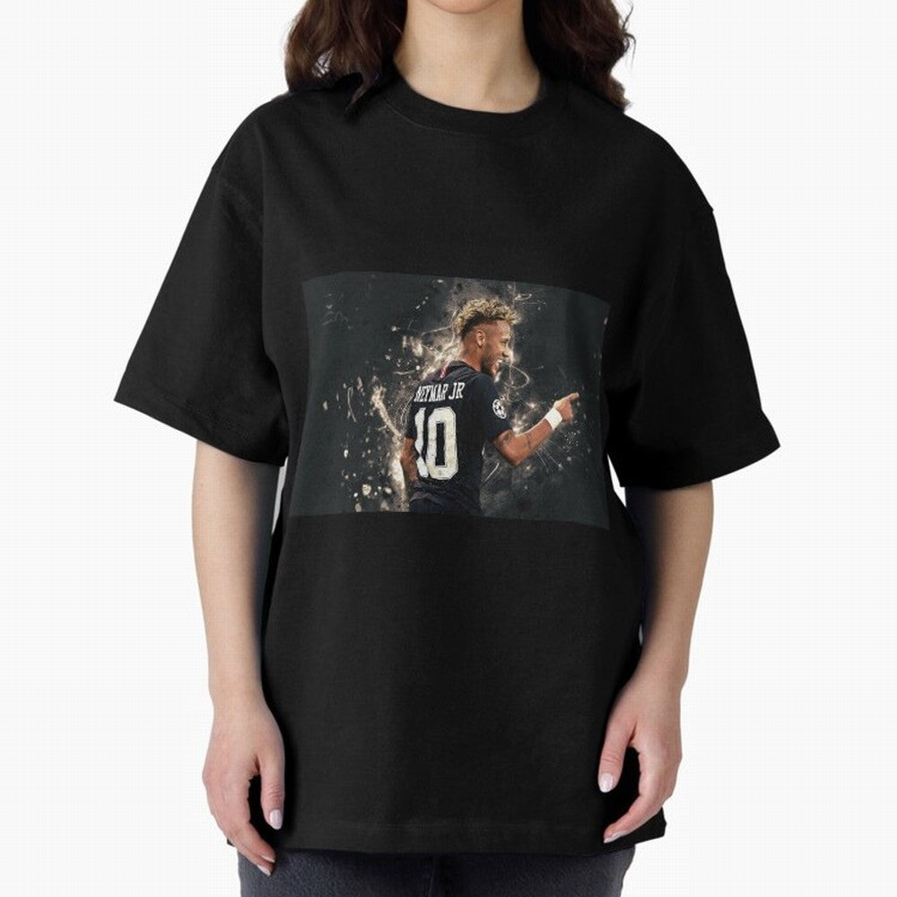 Neymar #111 Oversized T-Shirt Experience the Global Stage of FIFA World Cup 2026 Group Stage for Fans of Cristiano Ronaldo, Haaland and CR7 and Argentina and Brazil, Bringing Retro Football Energy, Iconic Rivalries, Trophy Chase Drama and Stadium