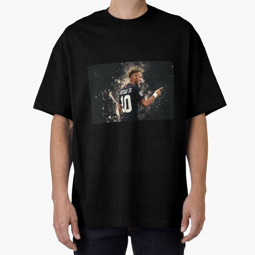 Neymar #111 Oversized T-Shirt Experience the Global Stage of FIFA World Cup 2026 Group Stage for Fans of Cristiano Ronaldo, Haaland and CR7 and Argentina and Brazil, Bringing Retro Football Energy, Iconic Rivalries, Trophy Chase Drama and Stadium