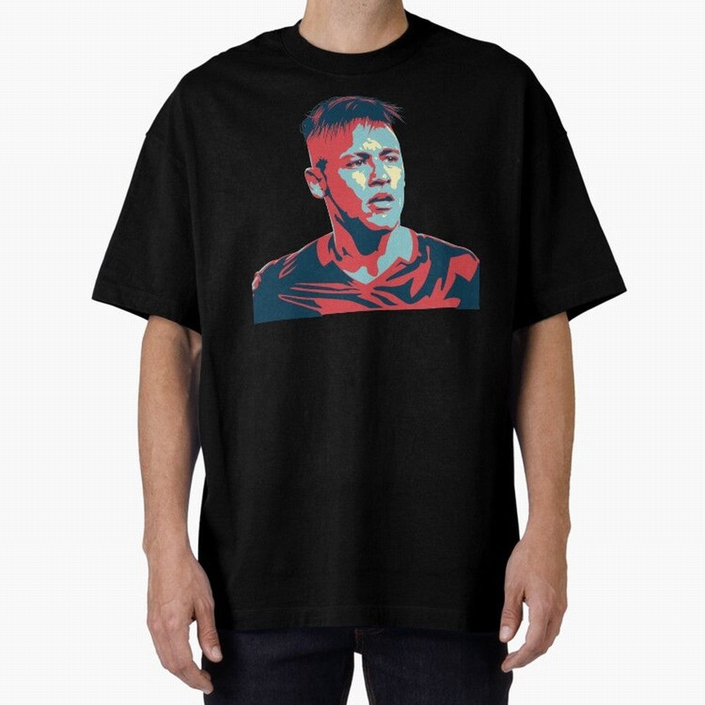 Neymar. Oversized T-Shirt Remember FIFA World Cup 2026 Featuring Haaland, France Energy, Supporter Pride, Iconic Celebrations, Legendary Names and Global Match Day Energy; Made for Die Hard Supporters, Soccer Lovers, Game Day Photos and