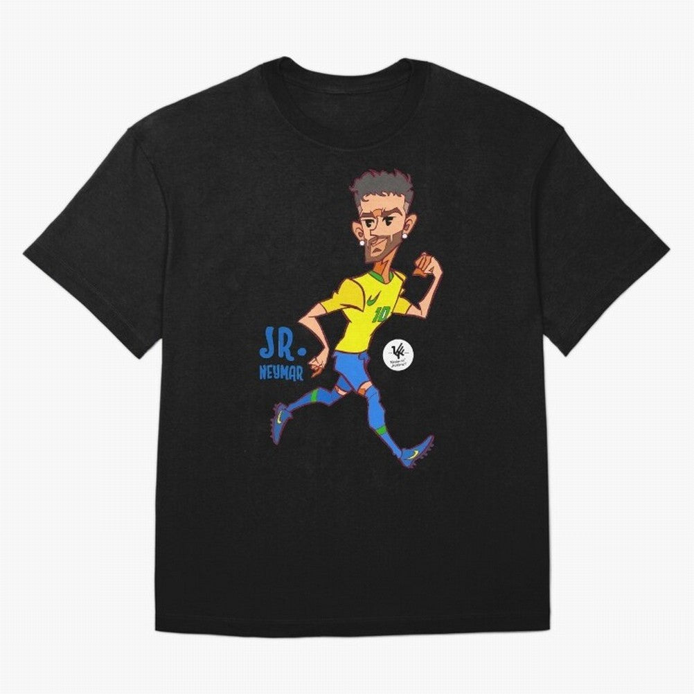 Neymar Oversized T-Shirt Build FIFA World Cup 2026 Group Stage Inspired by Messi, Neymar and Mbappe, Netherlands Energy, Vintage Soccer Flavor, Modern Football Stars, National Flags and Final Night Emotion; Ideal for Fans Who Follow Messi,