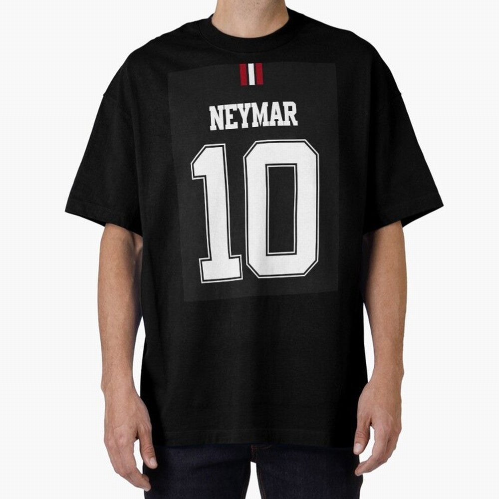 Neymar Oversized T-Shirt Keep the Match Day Mood of FIFA World Cup 2026 Spirit, Filled with Portugal, Neymar, Haaland and Cristiano Ronaldo, Classic Soccer Heritage, Championship Pressure, Fan Loyalty and International Pride; Ideal for Football