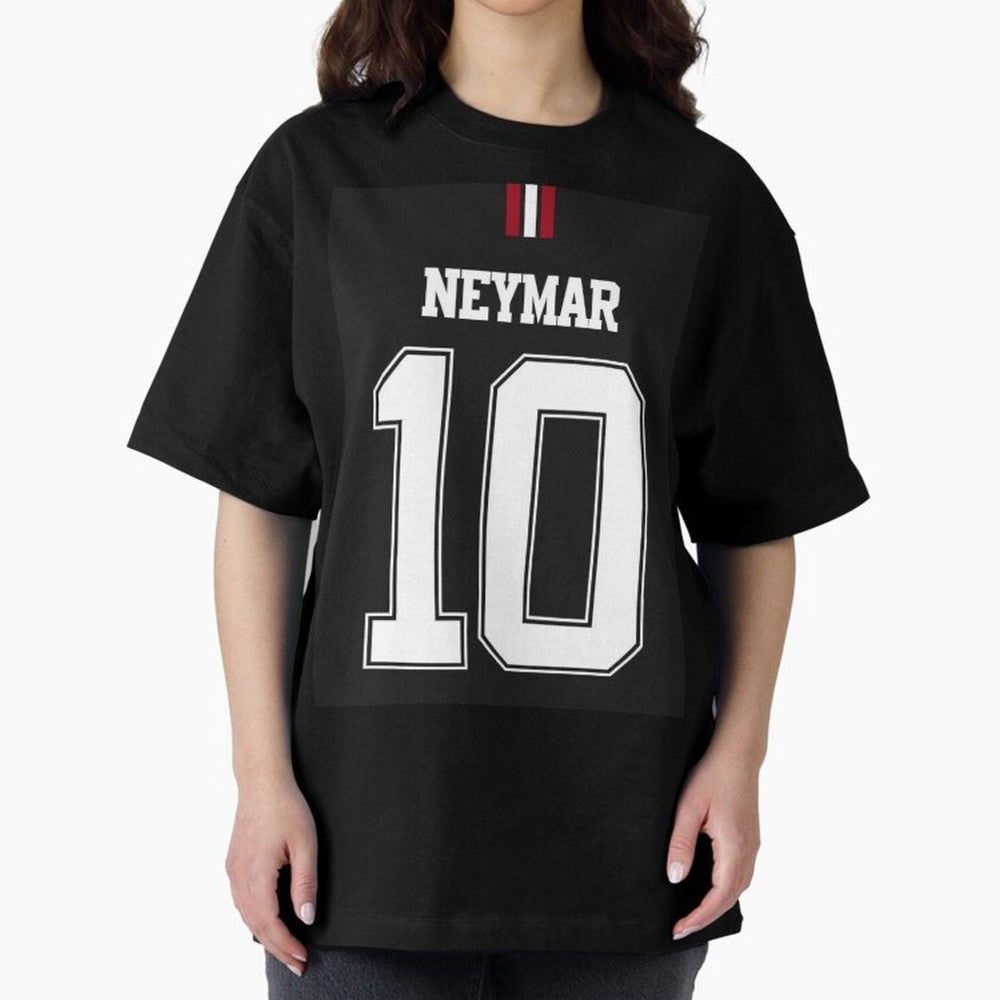 Neymar Oversized T-Shirt Keep the Match Day Mood of FIFA World Cup 2026 Spirit, Filled with Portugal, Neymar, Haaland and Cristiano Ronaldo, Classic Soccer Heritage, Championship Pressure, Fan Loyalty and International Pride; Ideal for Football