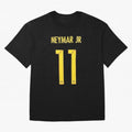 NEYMAR Oversized T-Shirt Relive the Noise and Pride of FIFA World Cup 2026 Group Stage for Fans of Haaland and Mbappe and France, Bringing Match Day Excitement, Supporter Culture, Golden Goals and Global Football Passion; Perfect for People Who