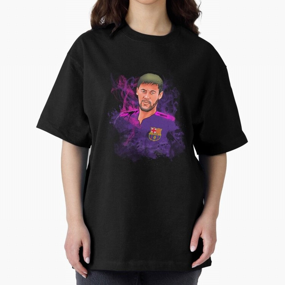 Neymar Oversized T-Shirt Honor Champions and Dreams in the FIFA World Cup 2026 Journey through Mbappe Highlights, Netherlands Pride, Soccer Culture, Superstar Moments, National Team Dreams and Competitive Fire; Ideal for Passionate Fans Who Love