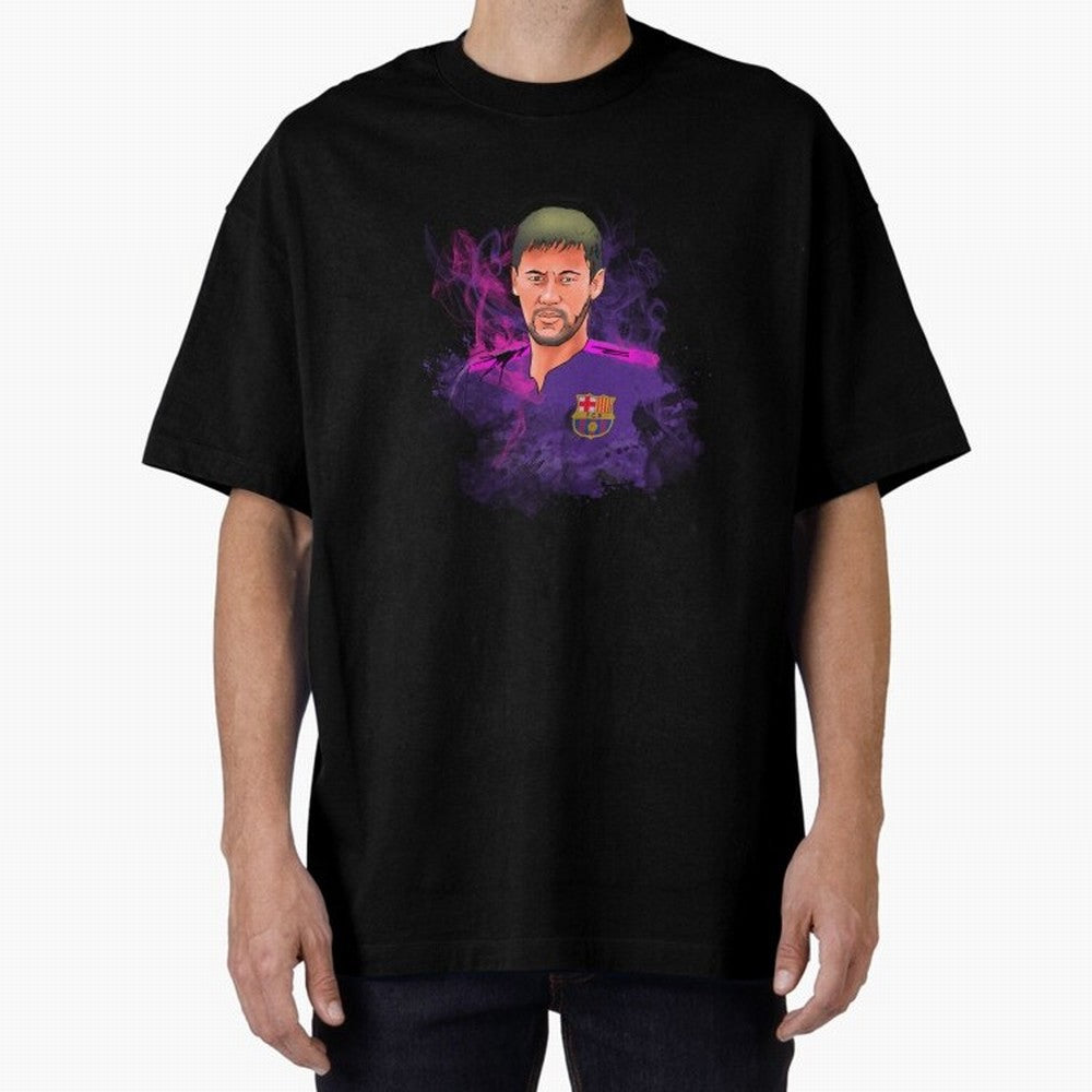 Neymar Oversized T-Shirt Honor Champions and Dreams in the FIFA World Cup 2026 Journey through Mbappe Highlights, Netherlands Pride, Soccer Culture, Superstar Moments, National Team Dreams and Competitive Fire; Ideal for Passionate Fans Who Love