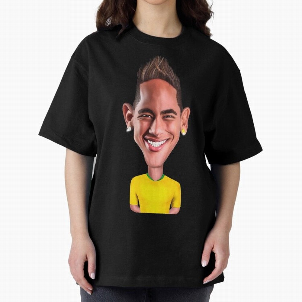 Soccer Oversized T-Shirt Elevate Global Football Passion for FIFA World Cup 2026, Featuring Cristiano Ronaldo, Haaland and CR7, Brazil, Portugal and Argentina, Supporter Pride, Iconic Celebrations, Legendary Names and Global Match Day Energy; Great