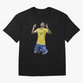 Neymar Brazil Celebration Sticker Essential T-Shirt Elevate the FIFA World Cup 2026 Group Stage Journey through Messi, Neymar and Mbappe Highlights, Argentina Pride, Retro Football Energy, Iconic Rivalries, Trophy Chase Drama and Stadium