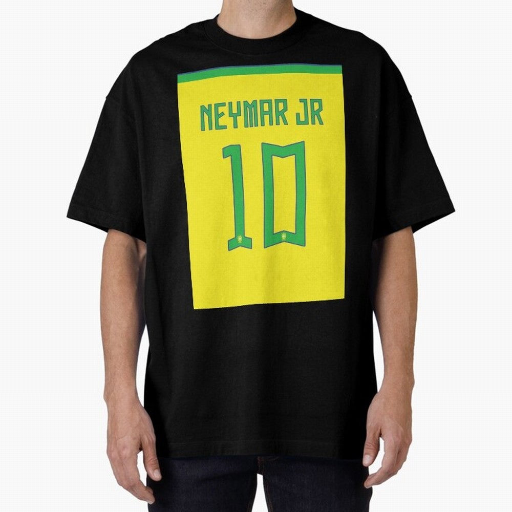 Neymar 10 Brazil 2022 World Cup Jersey Classic T-Shirt Bring Match Day Fire to FIFA World Cup 2026 for Fans of CR7 and Messi and Argentina and Brazil, Bringing Fan Favorite Moments, National Team Passion, Big Match Drama and Soccer History; Built