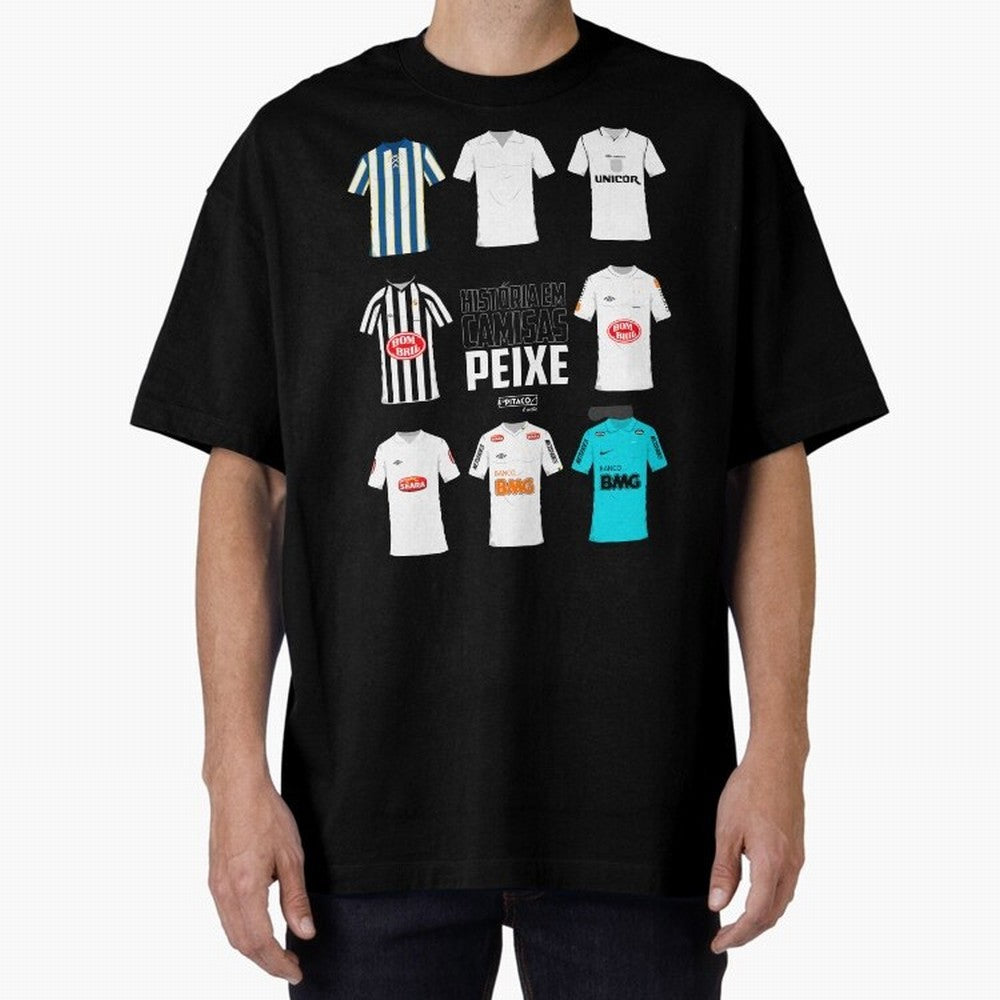 History in Shirts - Santos Classic T-Shirt Celebrate Fan Culture around FIFA World Cup 2026 Group Stage Spirit, Centered on Portugal, Messi, Vintage Soccer Flavor, Modern Football Stars, National Flags and Final Night Emotion; Ideal for Football
