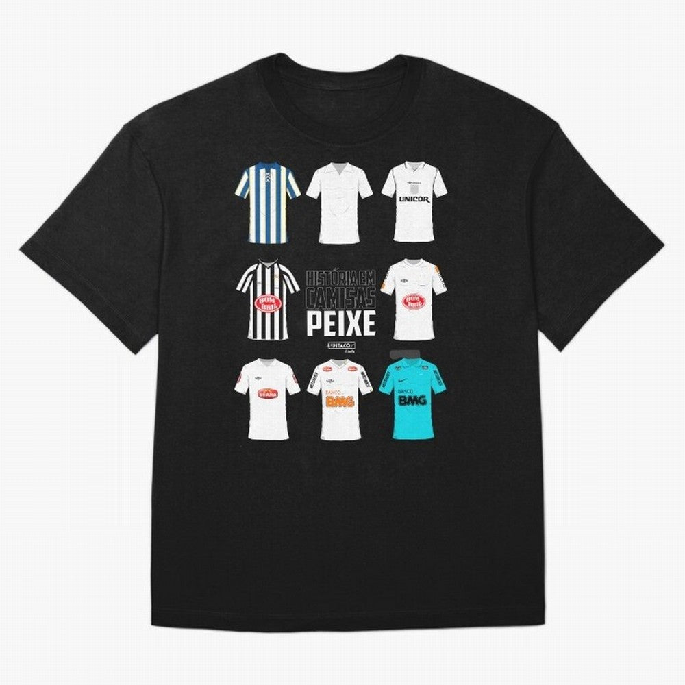 History in Shirts - Santos Classic T-Shirt Celebrate Fan Culture around FIFA World Cup 2026 Group Stage Spirit, Centered on Portugal, Messi, Vintage Soccer Flavor, Modern Football Stars, National Flags and Final Night Emotion; Ideal for Football