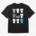 History in Shirts - Santos Classic T-Shirt Celebrate Fan Culture around FIFA World Cup 2026 Group Stage Spirit, Centered on Portugal, Messi, Vintage Soccer Flavor, Modern Football Stars, National Flags and Final Night Emotion; Ideal for Football