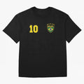 Classic Brasil Soccer No. 10 Brazil World Jersey Cup T Shirt Essential T-Shirt Celebrate the Magic of FIFA World Cup 2026 USA Canada Mexico Connected to Neymar, Haaland and Cristiano Ronaldo, Portugal, Spain and Germany Energy, Football History,