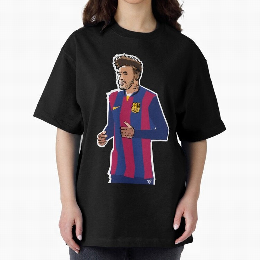 Neymar prime Oversized T-Shirt Make Your Look Match Match Day Hype around FIFA World Cup 2026 USA Canada Mexico, Haaland, Netherlands, Football History, Final Match Energy, Crowd Noise and Once in a Lifetime Moments; Perfect for Fans, Collectors,