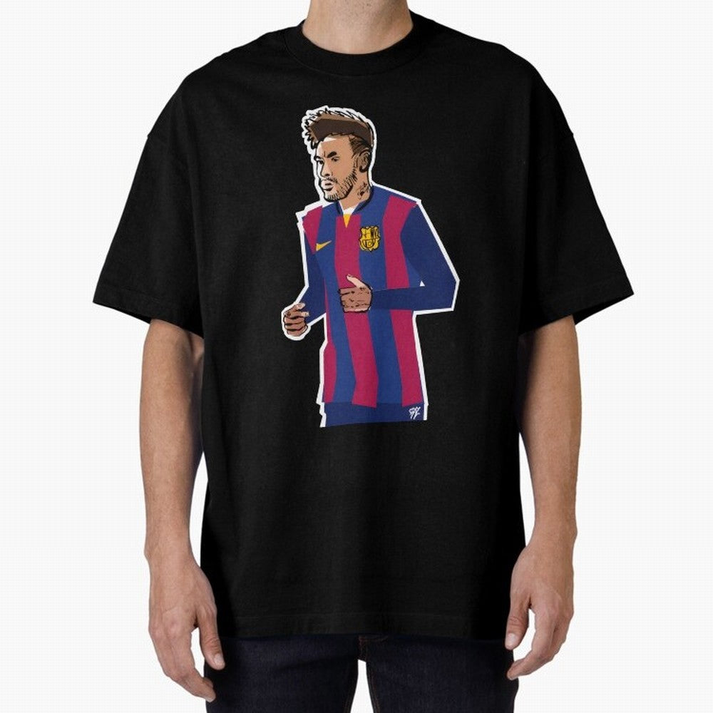 Neymar prime Oversized T-Shirt Make Your Look Match Match Day Hype around FIFA World Cup 2026 USA Canada Mexico, Haaland, Netherlands, Football History, Final Match Energy, Crowd Noise and Once in a Lifetime Moments; Perfect for Fans, Collectors,