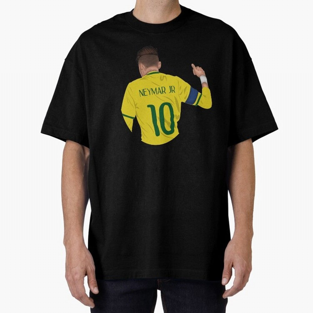 Neymar Junior Oversized T-Shirt Celebrate the Road through FIFA World Cup 2026 Group Stage Spirit, Connected to Argentina, France and Brazil, Cristiano Ronaldo, Haaland and CR7, Worldwide Fan Energy, Dramatic Goals, Stadium Lights and Championship