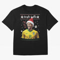 Jingle Balls Christmas Football Fan Art with Santa Neymar Active T-Shirt Bring Bold Fan Energy to Match Day Hype around FIFA World Cup 2026, Messi, Netherlands, Football Festival Excitement, Trophy Ambitions, Country Rivalries and Star Player Buzz;