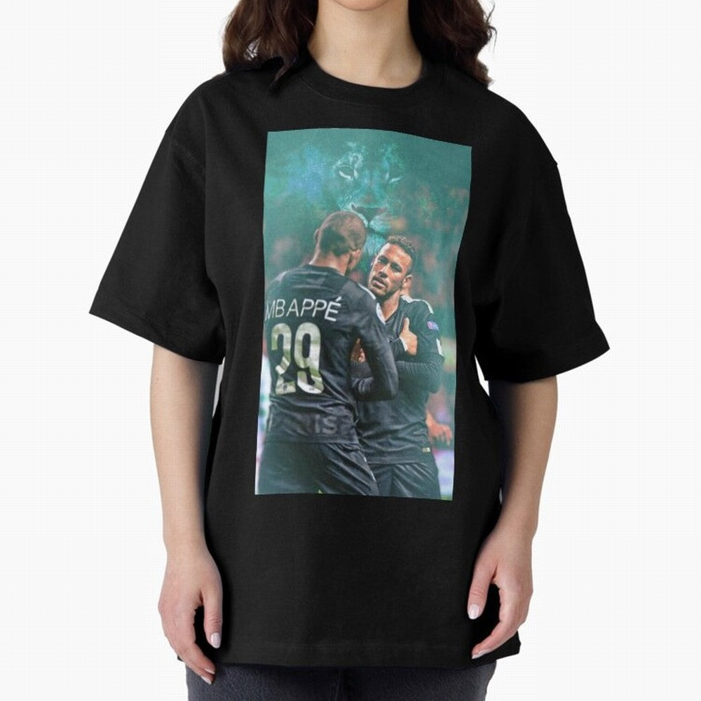 Art Neymar Wallpaper Oversized T-Shirt Live the Energy of FIFA World Cup 2026 Group Stage Made for Haaland, Argentina and Brazil Energy, Stadium Memories, Football Loyalty, International Chants and Championship Tradition; Created for Match Day