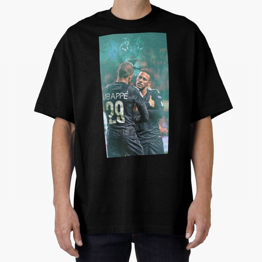 Art Neymar Wallpaper Oversized T-Shirt Live the Energy of FIFA World Cup 2026 Group Stage Made for Haaland, Argentina and Brazil Energy, Stadium Memories, Football Loyalty, International Chants and Championship Tradition; Created for Match Day