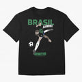 NEYMAR BRAZIL Oversized T-Shirt Build the FIFA World Cup 2026 Group Stage Journey through Neymar, Haaland and Cristiano Ronaldo Highlights, England Pride, Goal Celebration Energy, Supporter Heritage, Football Icons and Worldwide Tournament Joy;
