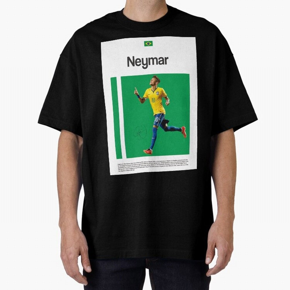 Neymar poster Classic T-Shirt Support Your Favorite Stars during FIFA World Cup 2026 Group Stage for Fans of Messi and Cristiano Ronaldo and Argentina, Bringing Championship Spirit, Famous Goals, Roaring Crowds and International Football Unity;