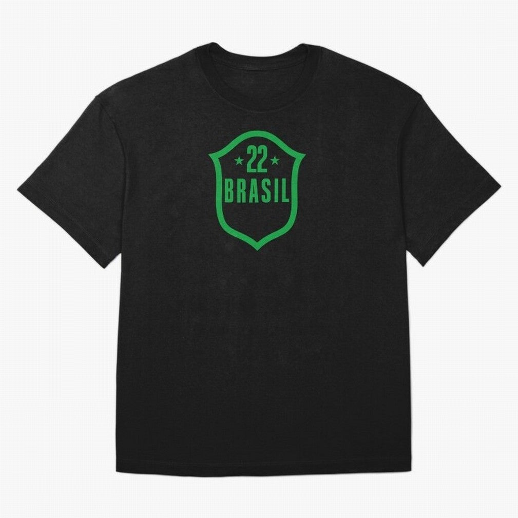 BRASIL 22 Classic T-Shirt Mark FIFA World Cup 2026 Spirit, Capturing England, France and Netherlands, Mbappe, Sports Nostalgia, International Competition, Famous Players and Unforgettable Victories; Great for Watch Parties, Sports Bars, Family