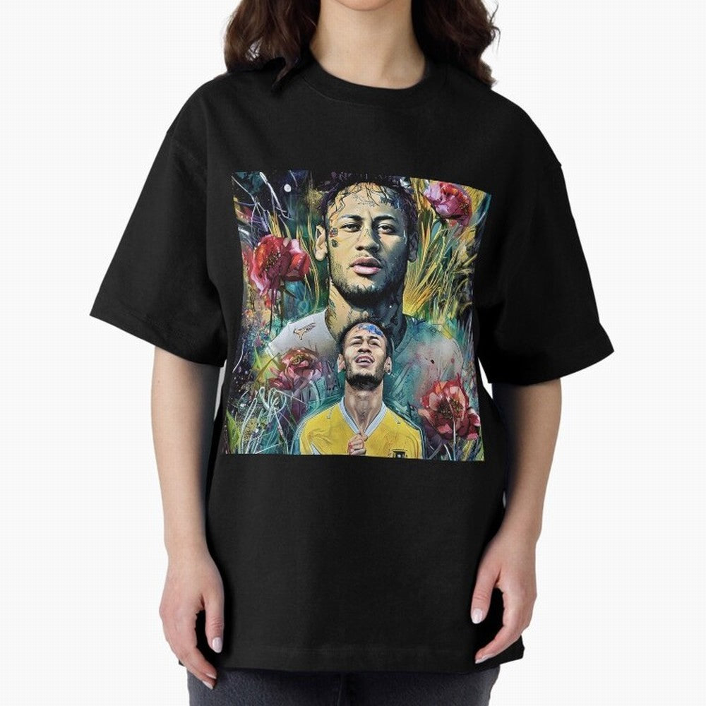 Double Neymar Classic T-Shirt Celebrate Football Heritage in Global Football Passion for FIFA World Cup 2026 Group Stage, Inspired by Cristiano Ronaldo, Haaland and CR7, Argentina and Brazil, Tournament Hype, Historic Matchups, Family Viewing