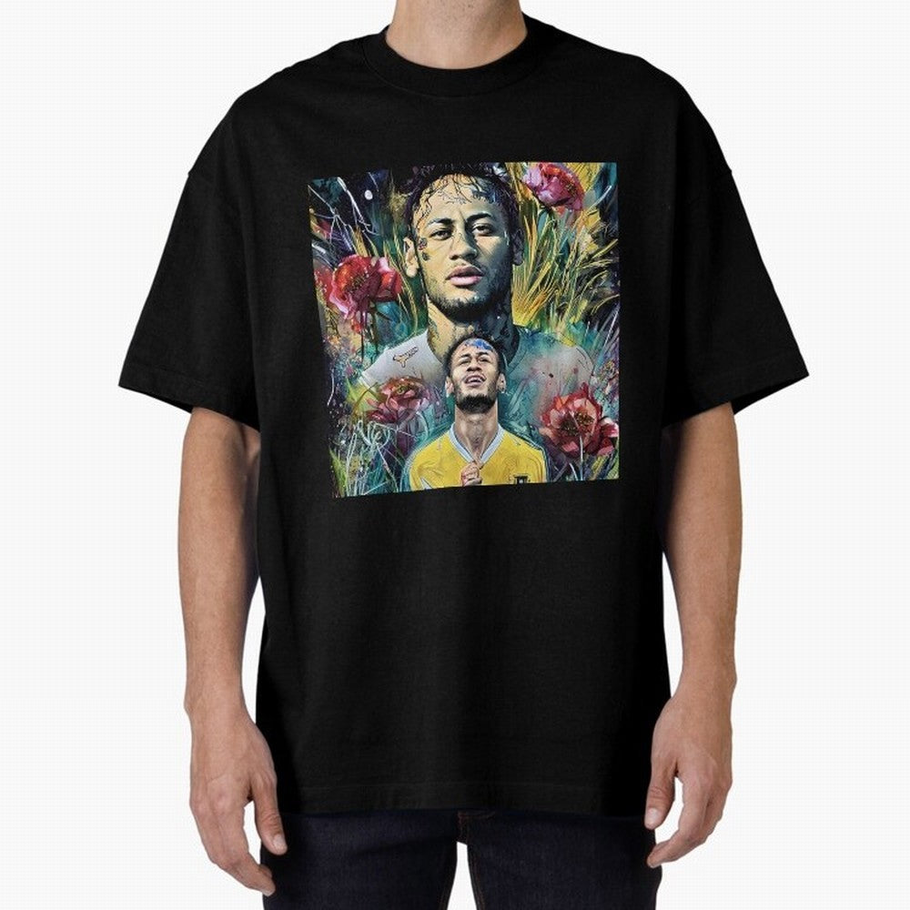 Double Neymar Classic T-Shirt Celebrate Football Heritage in Global Football Passion for FIFA World Cup 2026 Group Stage, Inspired by Cristiano Ronaldo, Haaland and CR7, Argentina and Brazil, Tournament Hype, Historic Matchups, Family Viewing