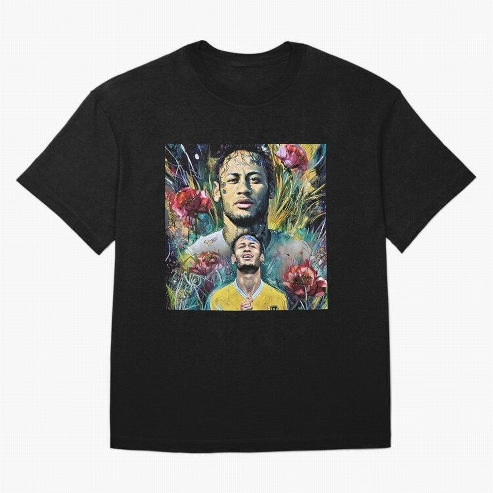 Double Neymar Classic T-Shirt Celebrate Football Heritage in Global Football Passion for FIFA World Cup 2026 Group Stage, Inspired by Cristiano Ronaldo, Haaland and CR7, Argentina and Brazil, Tournament Hype, Historic Matchups, Family Viewing