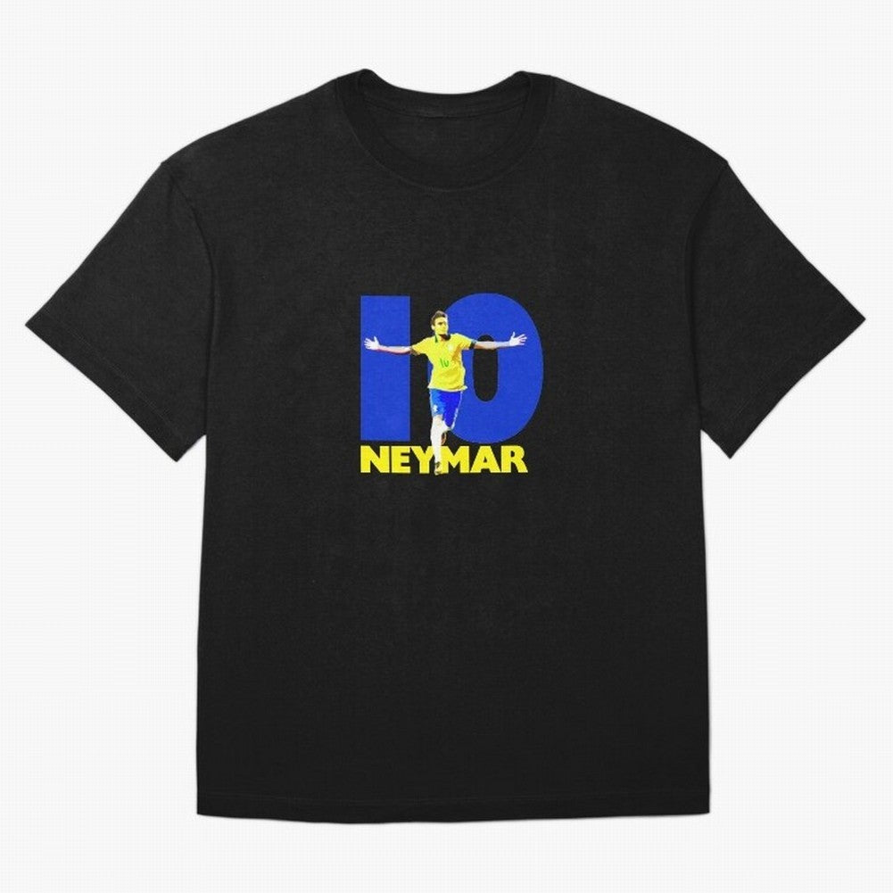 Neymar 10 Oversized T-Shirt Stand Proud for Match Day Hype around FIFA World Cup 2026, CR7 and Messi, Portugal, Vintage Soccer Flavor, Modern Football Stars, National Flags and Final Night Emotion; Ideal for Passionate Fans Who Love Underdog