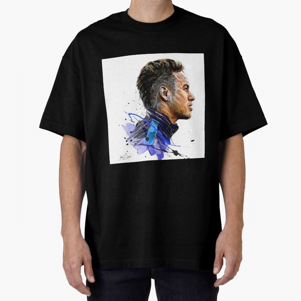 Neymar Design Oversized T-Shirt Celebrate Soccer Greatness during Match Day Hype around FIFA World Cup 2026 USA Canada Mexico, Cristiano Ronaldo, Haaland and CR7, Netherlands, Game Day Rituals, Football Legends, Country Pride and the Road to the