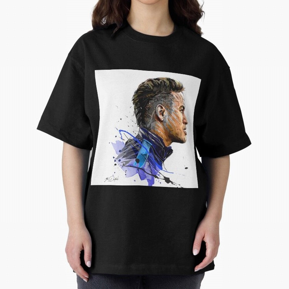 Neymar Design Oversized T-Shirt Celebrate Soccer Greatness during Match Day Hype around FIFA World Cup 2026 USA Canada Mexico, Cristiano Ronaldo, Haaland and CR7, Netherlands, Game Day Rituals, Football Legends, Country Pride and the Road to the
