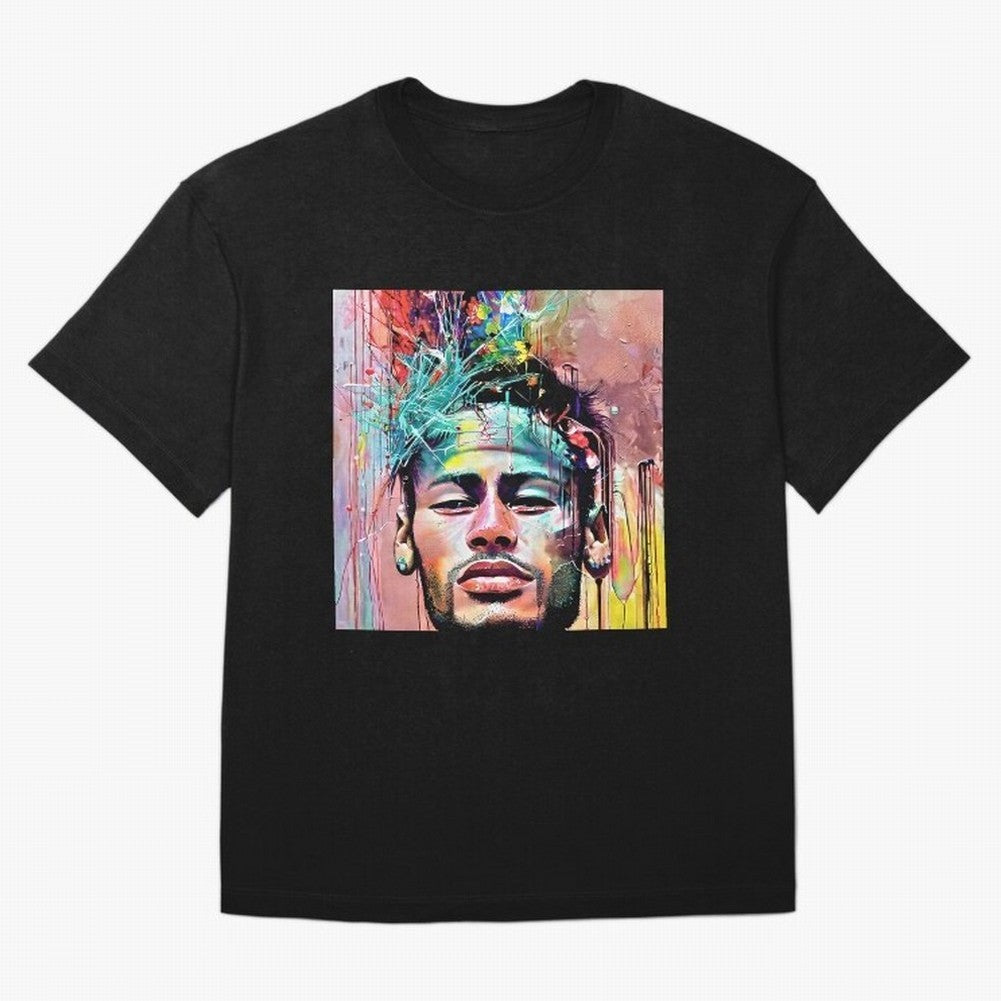 Colorful Neymar Oversized T-Shirt Build the FIFA World Cup 2026 Group Stage Journey through Haaland and Mbappe Highlights, England and Germany Pride, Football Passion, Legendary Performances, Festival Vibes and Supporter Community; Built for