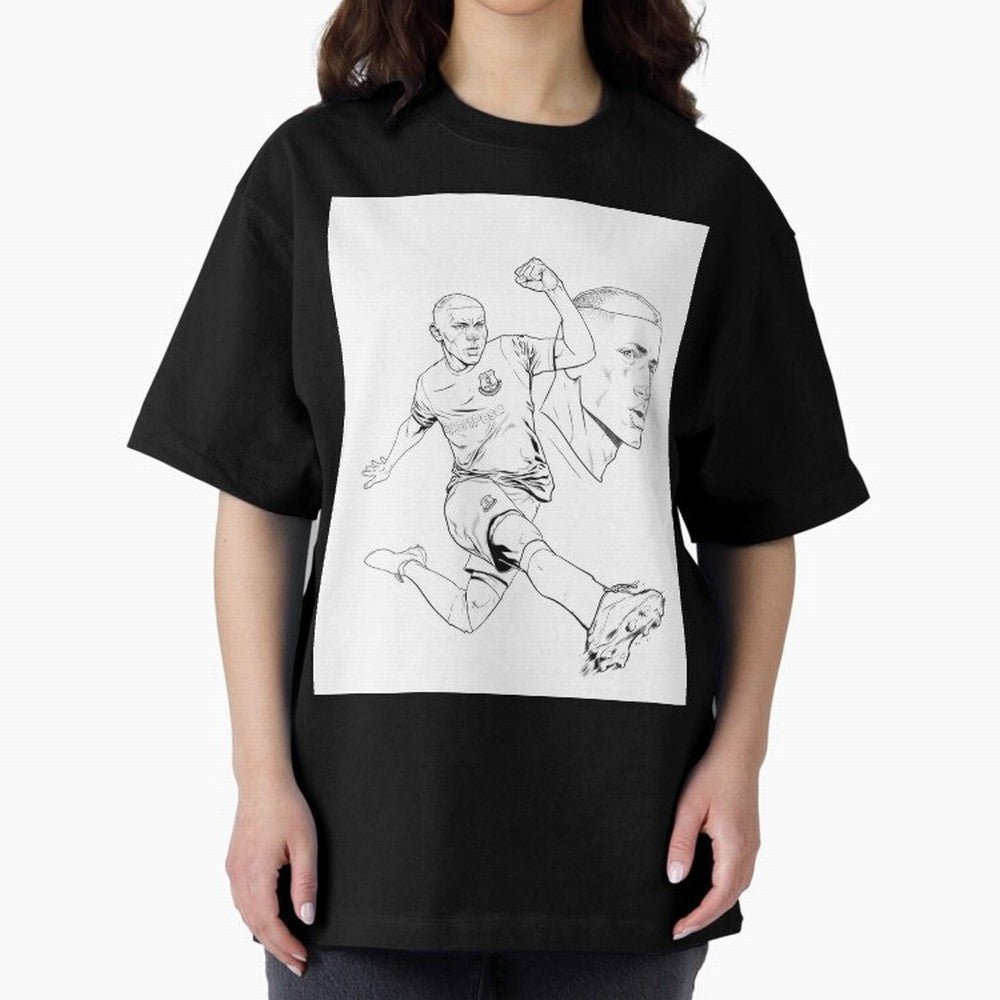 richarlison Oversized T-Shirt Support Iconic Players in FIFA World Cup 2026 USA Canada Mexico Spirit, Inspired by Brazil, Portugal and Argentina, CR7 and Messi, Stadium Chants, National Pride, Trophy Dreams and Unforgettable Football Memories;