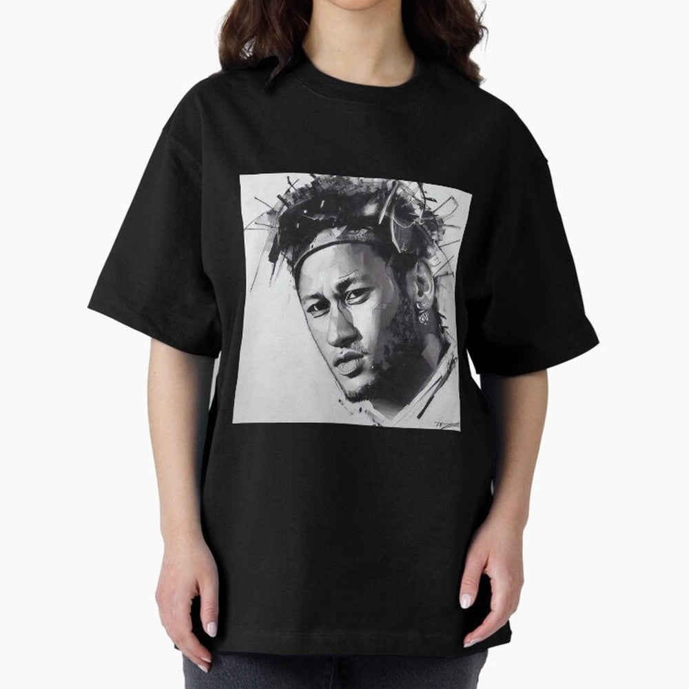 black and white Neymar Classic T-Shirt Fuel Your Fan Pride for FIFA World Cup 2026 Group Stage Celebrating Neymar, Haaland and Cristiano Ronaldo, Netherlands Energy, Match Day Excitement, Supporter Culture, Golden Goals and Global Football Passion;